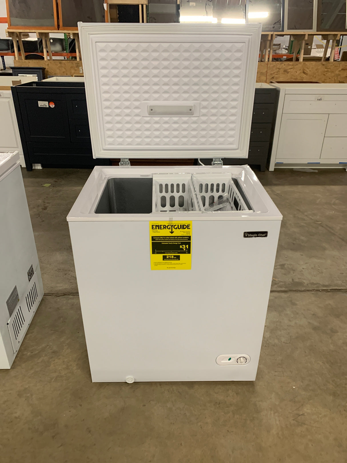 5.0 cu. ft. Chest Freezer in White