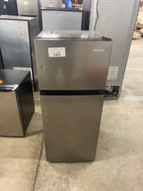 4.5 cu. ft. 2-Door Mini Refrigerator in Platinum Steel with Freezer