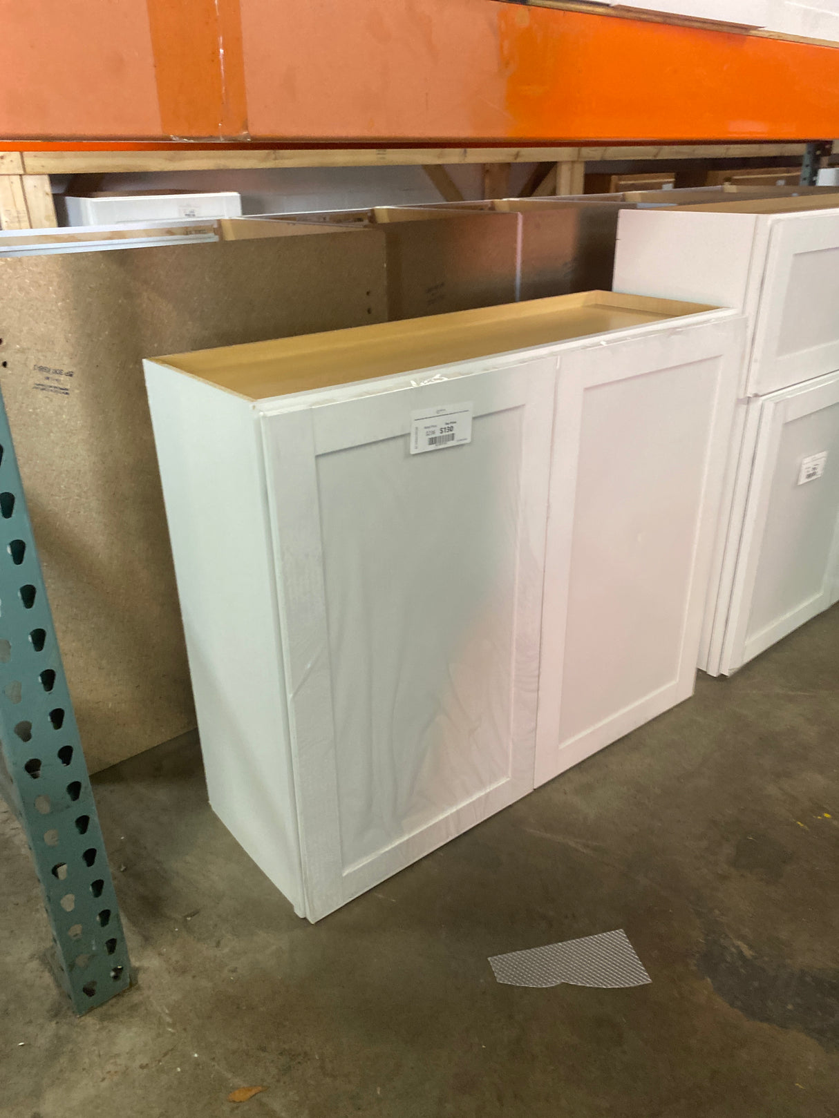 Westfield Feather White Shaker Stock Assembled Wall Kitchen Cabinet (36 in. W x 12 in. D x 30 in. H)
