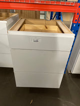 Westfield 24 in. W x 24 in. D x 35 in. H Shaker Stock Drawer Base Kitchen Cabinet in Feather White