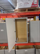 Shaker 21 in. W x 12 in. D x 42 in. H Assembled Wall Cabinet in Dove Gray