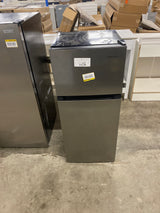 4.5 cu. ft. 2-Door Mini Refrigerator in Platinum Steel with Freezer