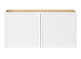 Leyton 30 in. W x 12 in. D x 42 in. H Ready to Assemble Plywood Slim Shaker Wall Kitchen Cabinet in Alpine White