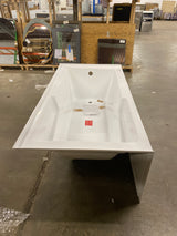 Voltaire 72" x 36" Right-Hand Drain Alcove Bathtub with Apron and Armrest