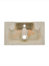 Claire 22 in. Rectangle Wall-Mount Bathroom Sink in White Marble