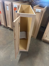Hampton Assembled 9x34.5x24 in. Base Cabinet in Unfinished Beech
