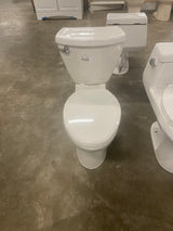 Cadet 3 in. Tall Height 2-piece 1.0/ 1.6 GPF Dual Flush Elongated Toilet in White, Seat Included