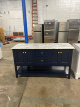 Sterling Vanity 1dw 60x22x34 in Blue