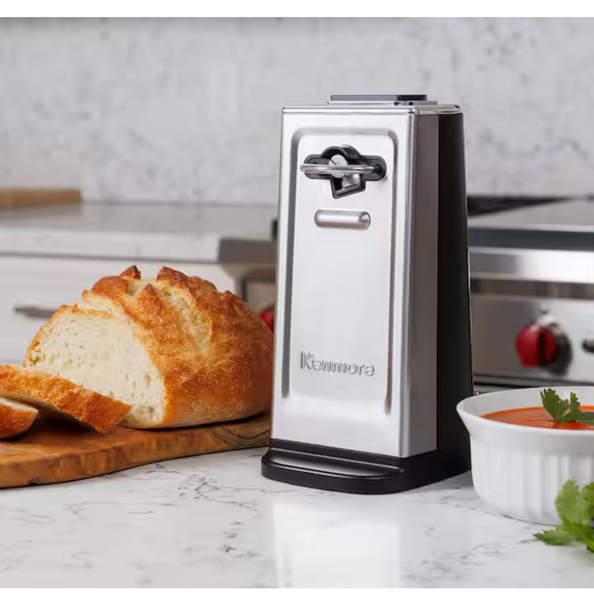 Electric Automatic Can Opener with One-Touch Opening, Smooth Edge