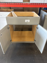 Westfield Dusk Gray Shaker Stock Assembled Sink Base Kitchen Cabinet (30 in. W x 23.75 in. D x 35 in. H)