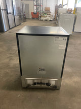 24.43in. Beverage Fridge Refrigerator 150 QT Indoor/Outdoor Undercounter or Freestanding with Metal Plate Body Sliver