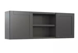 Richmond Venetian Onyx Plywood Shaker Stock Ready to Assemble Wall Kitchen Cabinet Sft Cls 60 in W x 12 in D x 23 in H