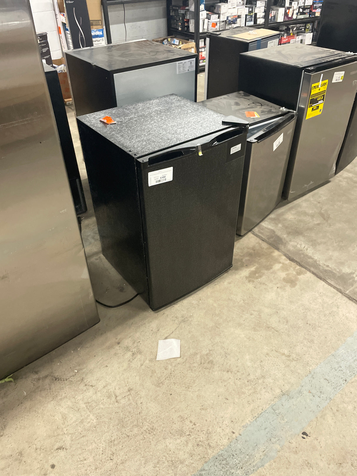 20.4 in 3.0 cu. ft. Compact Mini Refrigerator in Black with Upright Freezer and 360Â° Cooling System
