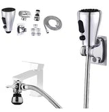 2.5 in. H x 7 in. W x 3.5 in. D Faucet Sink Sprayer Attachment Set with Hose, Faucet Aerator and Brass Diverter Valve