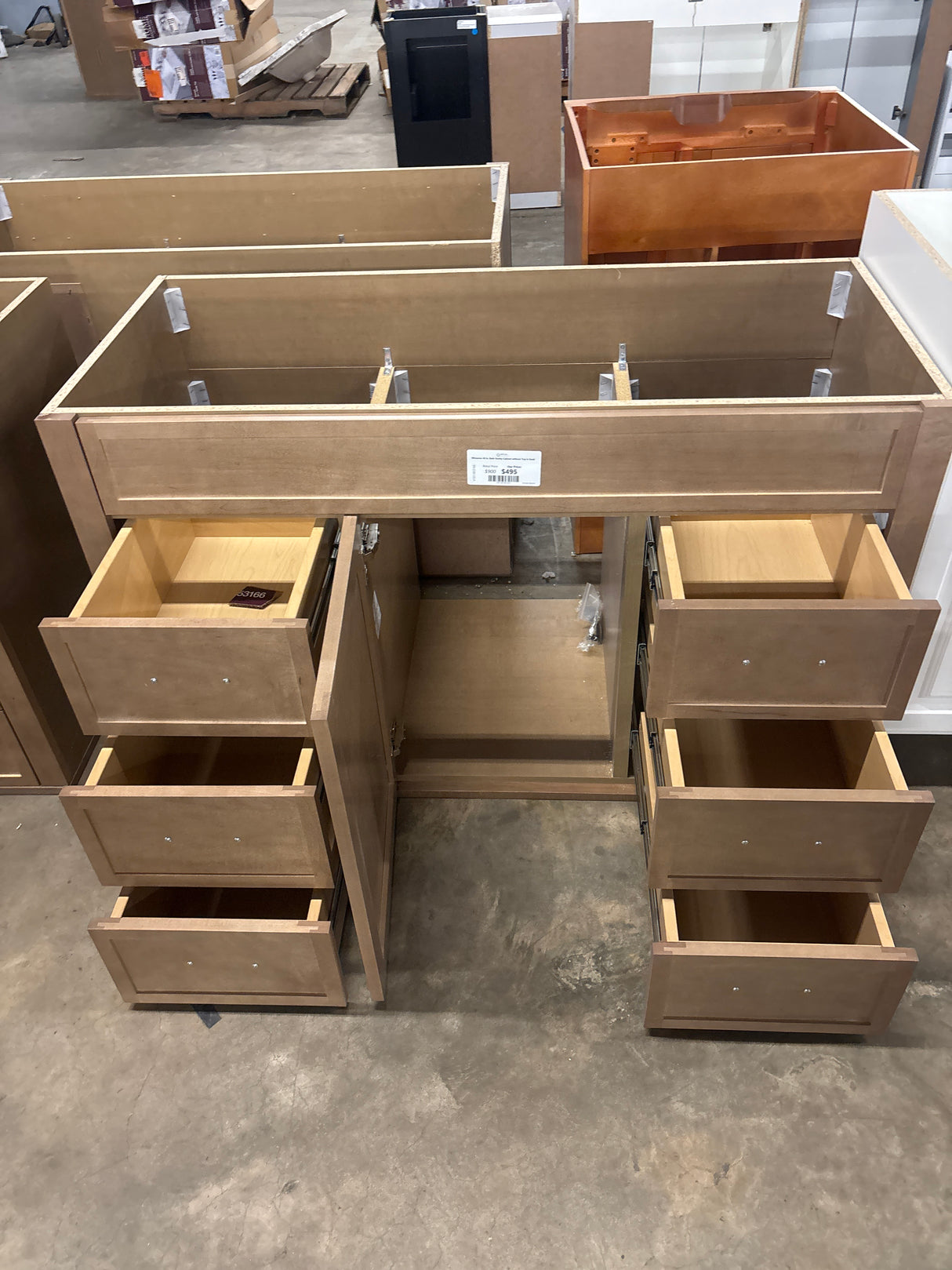 Winsome 48 in. Bath Vanity Cabinet without Top in Sand