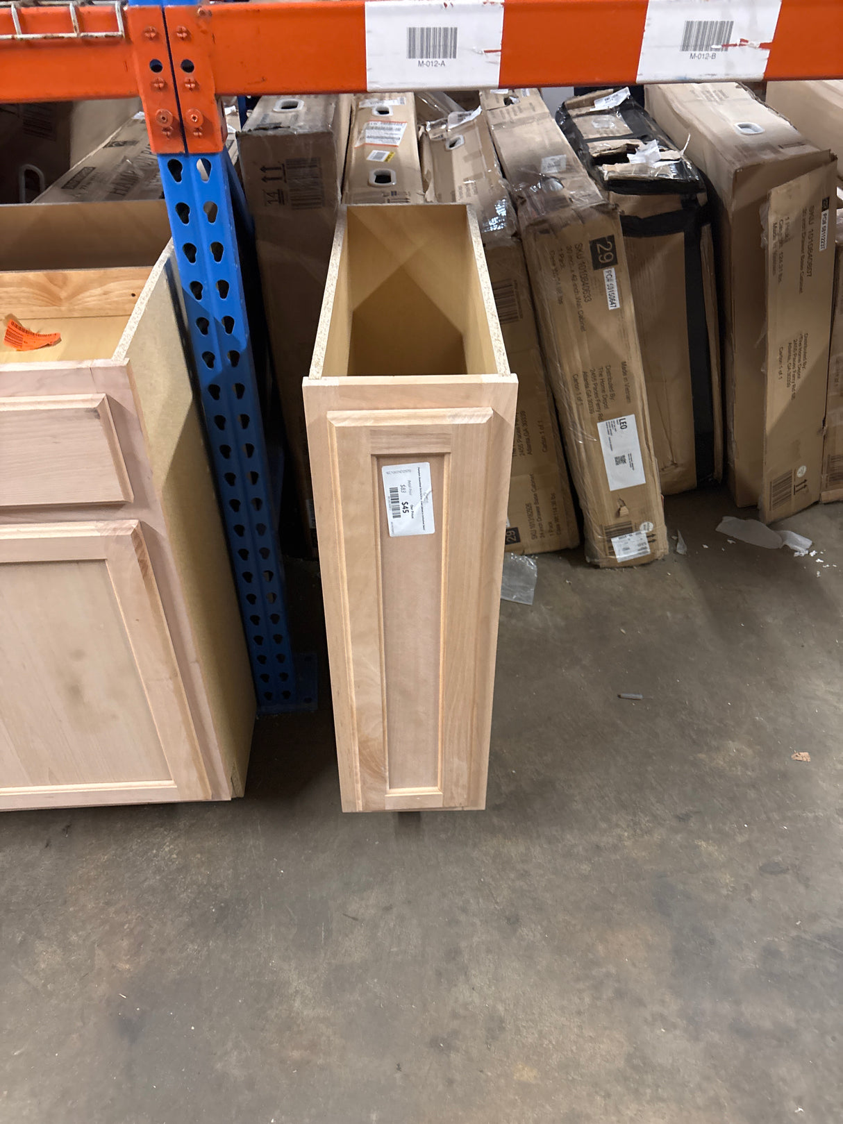 Hampton Assembled 9x34.5x24 in. Base Cabinet in Unfinished Beech