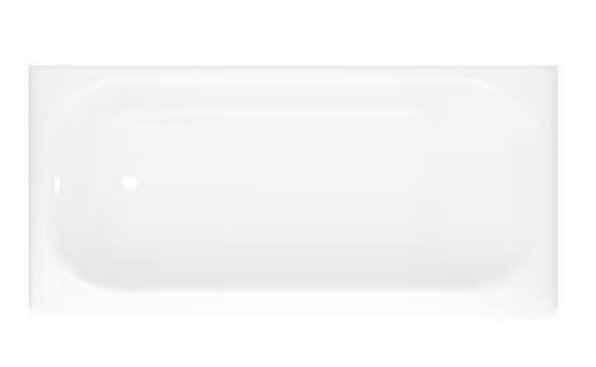 Maui 60 in. x 30 in. Alcove Soaking Bathtub with Left Drain in White