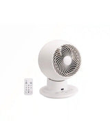 6 in. 5-Speed Multi-Oscillating Desk Fan in White