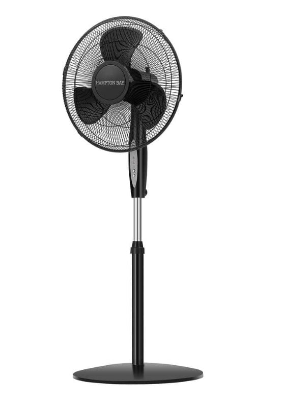 16 in. 3 Speed Digital Oscillating Standing Fan with Adjustable Height