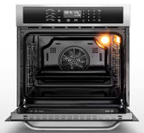 24 in. 2.5 Cu. Ft. Single Electric Wall Oven with Convection & Air Frying, Safety Lock, Timer & Alarm, Stainless Steel