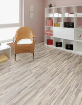 Seashore Wood 4 MIL x 12 in. W x 24 in. L Peel and Stick Water Resistant Vinyl Tile Flooring (20 sqft/case)