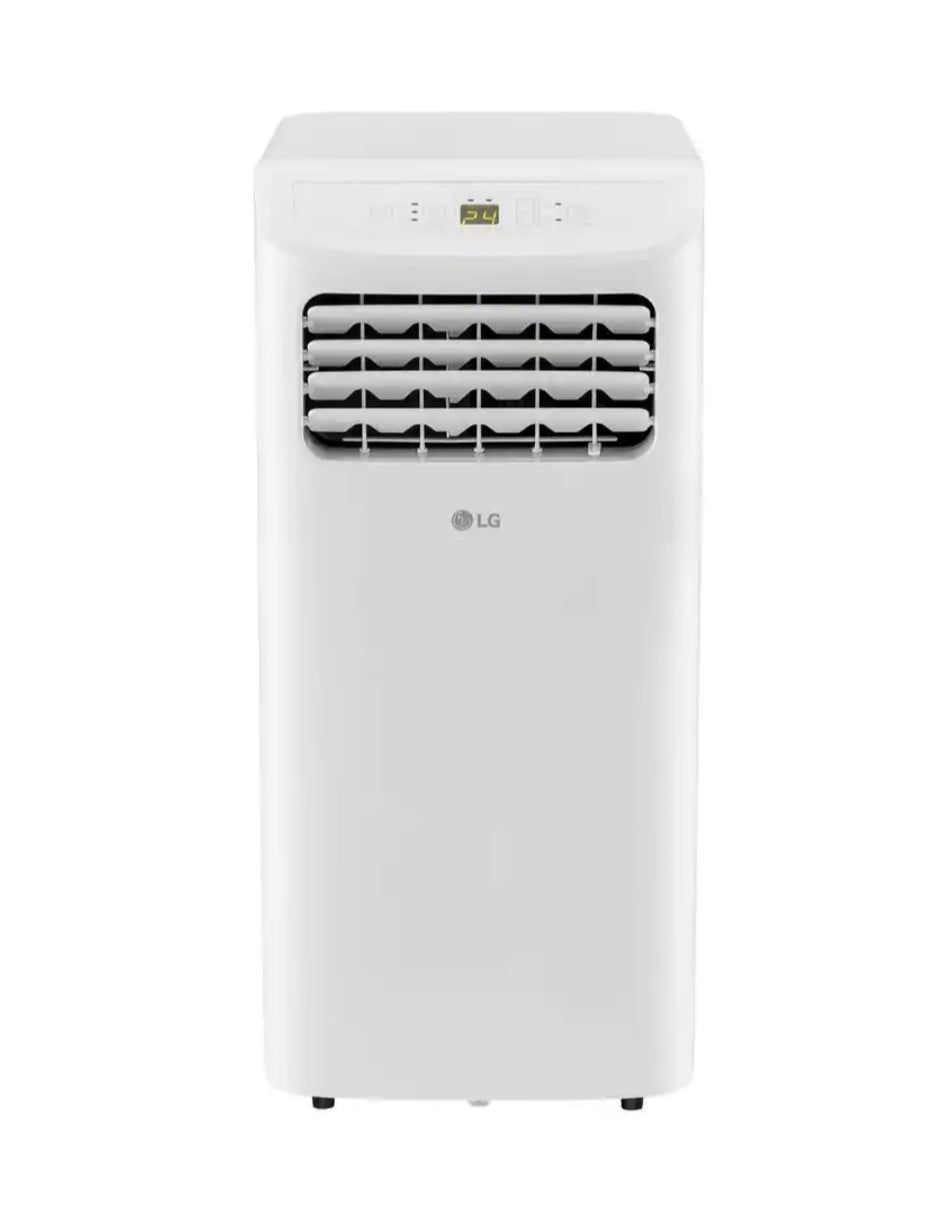 6,000 BTU (8,765 BTU ASHRAE) 115-Volt Portable Air Conditioner Cools 250 Sq. Ft. with Dehumidifier and LCD Remote