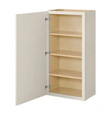 Leyton 21 in. W x 12 in. D x 42 in. H Ready to Assemble Plywood Slim Shaker Wall Kitchen Cabinet in Antique White