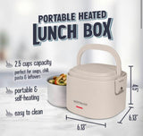 Oatmeal 20 oz. Portable Heated Lunch Box