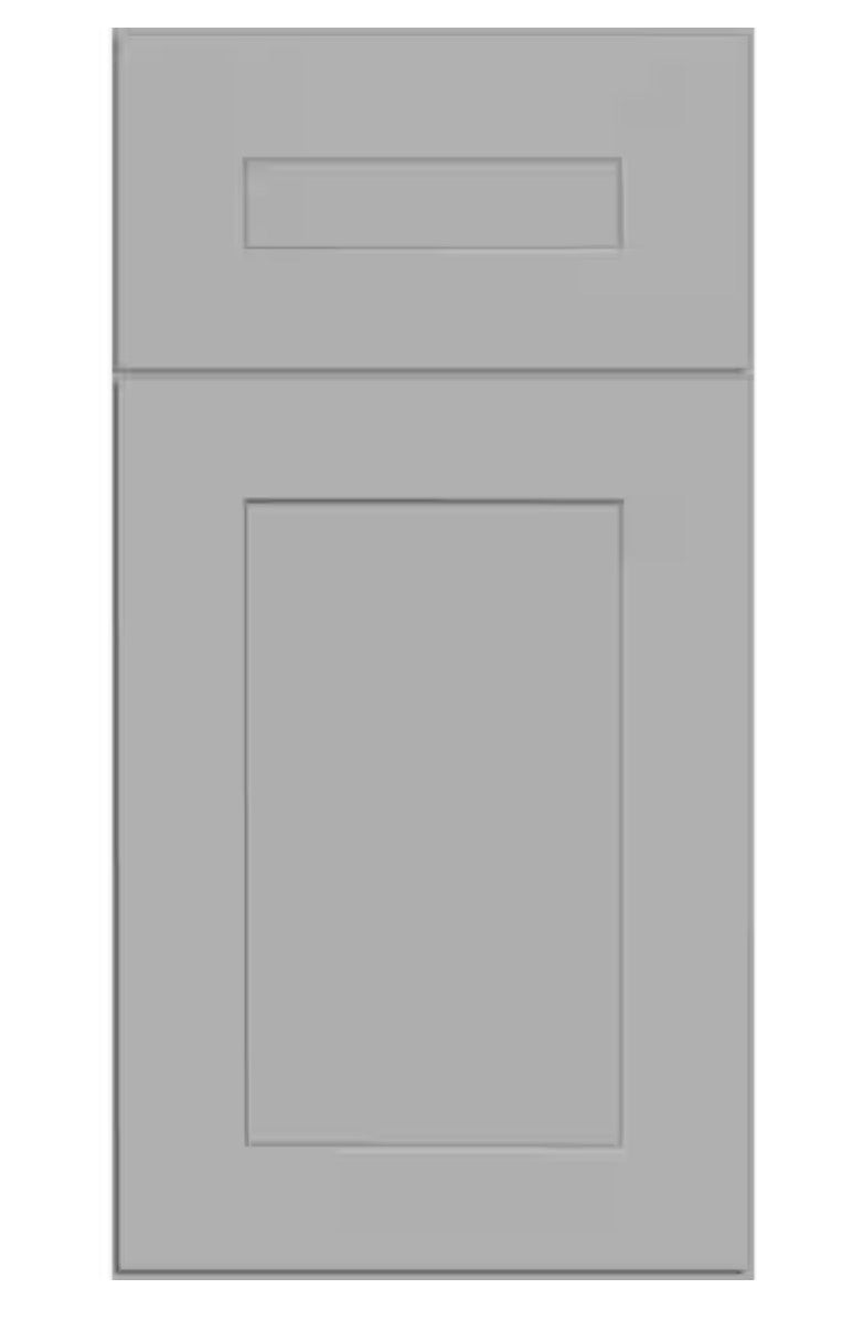 24 in. W x 96 in. H x 24 in. D Ready To Assemble Plywood Shaker Utility Pantry Cabinet in Dove Gray