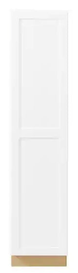 Avondale 18 in.W x 84 in. H x 24 in. D Ready To Assemble Plywood Shaker Utility Pantry Cabinet in Alpine White