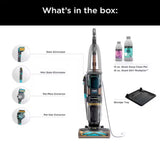 Carpetxpert Hairpro Pet with StainStriker, Corded Deep Rug and Upholstery Upright Carpet Cleaner in Metallics
