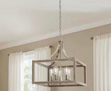 Brielle 60-Watt 1-Light Matte Black Shaded Pendant Light with Cage Shade