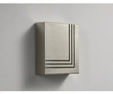 Wireless or Wired Doorbell Chime, Brushed Nickel