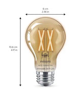 40-Watt Equivalent A19 LED Smart Wi-Fi Light Bulb Amber (2000K) powered by WiZ (1-Pack)