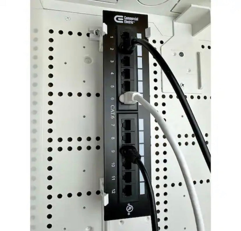 CE 150 ft. Cat 6A UTP Patch Cable White