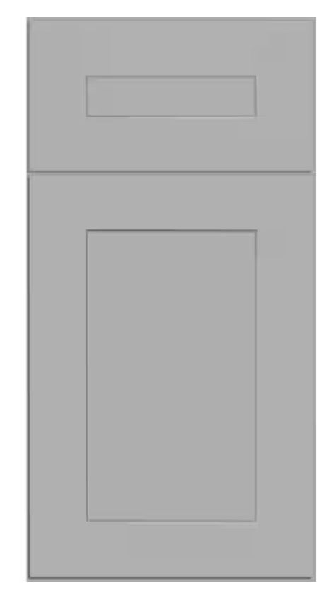 24 in. W x 21 in. D x 34.5 in. H Ready to Assemble Plywood Shaker Sink Base Bath Cabinet in Dove Gray
