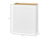Avondale Shaker Alpine White Ready to Assemble Plywood 24 in Wall Kitchen Cabinet (24 in W x 30 in H x 12 in D)