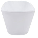 59 in. Acrylic Flatbottom Non-Whirlpool Bathtub in Glossy White With Glossy White Drain