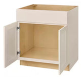 Avondale 30 in. W x 24 in. D x 34.5 in. H Ready to Assemble Plywood Shaker Sink Base Kitchen Cabinet in Antique White
