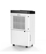 50 pt. 4,500 sq. ft. Dehumidifier for Basement with Drain Hose, Bucket, 35dB Sleep Mode, Continuous Run, Timer (White)