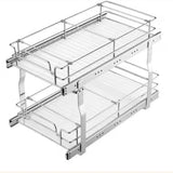12 x 21 x 15 in. Pull-Out Cabinet Organizer, Steel Slide-Out Drawers for Under Sink, Fits 13.5 x 22 x 18 in. Cabinet