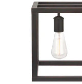 Boswell Quarter 5-Light Black Industrial Linear Island Hanging Chandelier for Kitchen Islands and Dining