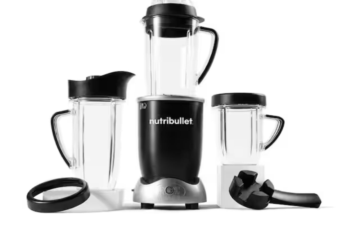 Rx 30 oz. Single Speed Black Blender with 1 Liter Pitcher
