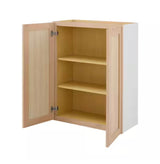 27 in. W x 12 in. D x 36 in. H Ready to Assemble Wall Kitchen Cabinet in Unfinished with CLICKREADY Technology