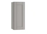 Richmond Vesuvius Gray Plywood Shaker Stock Ready to Assemble Wall Kitchen Cabinet Sft Cls 12 in W x 12 in D x 36 in H