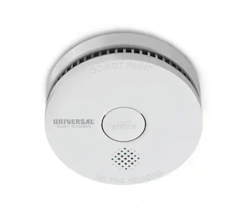 (3-Pack) 9-Volt Battery Operated Smoke Detector with Photoelectric Sensor