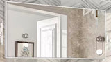 32 in. W. x 71.2 in. H Modern Rectangle Aluminum Alloy Full Length Mirror Sliver Wall Mirror/Floor Mirror