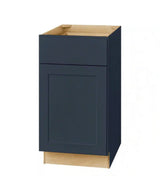 Avondale 18 in. W x 24 in. D x 34.5 ￼ no in. H Ready to Assemble Plywood Shaker Base Kitchen Cabinet in Ink Blue