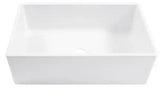 Bradstreet II 30 in. Farmhouse Apron Front Undermount Single Bowl Crisp White Fireclay Kitchen Sink
