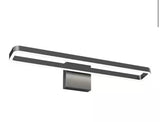 Hinge 27 in. 1 Light Black Modern Integrated LED 3 CCT Vanity Light Bar for Bathroom